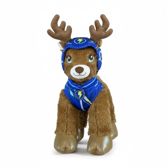 Build a Bear , Blitzen Plush Reindeer in outfit - Picture 1 of 15